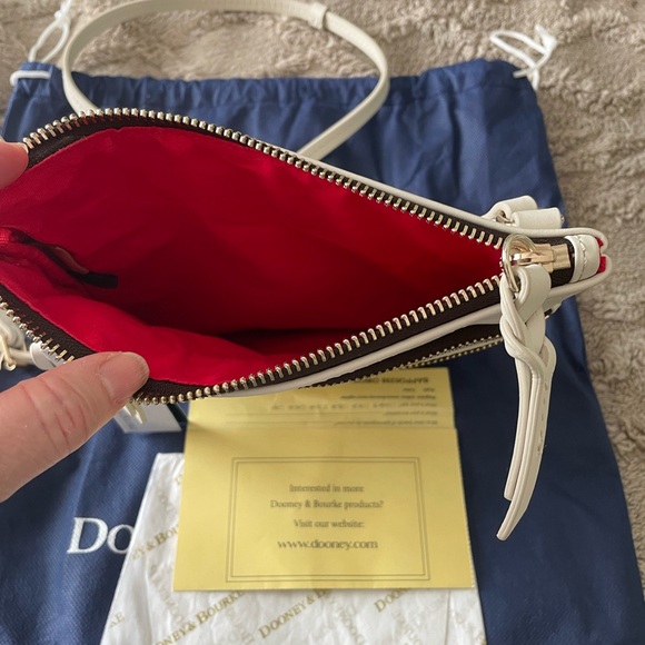 Dooney & Bourke Cream Crossbody Bag with Gold Accents - Picture 3 of 4